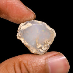 Attractive Top Grade Quality 100% Natural Welo Fire Ethiopian Opal Rough Loose Gemstone For Making Jewelry 21X19X10 MM 14.35 Cts. KR15-77 Sunkarton