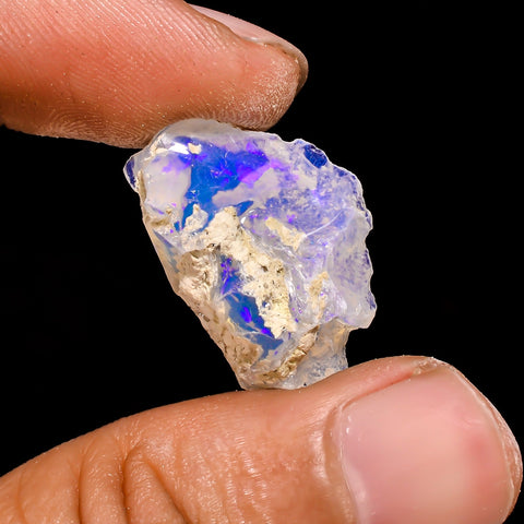 Awesome Top Grade Quality 100% Natural Welo Fire Ethiopian Opal Fancy Rough Loose Gemstone For Making Jewelry 23X16X9 MM 9.2 Cts. KR15-78 Sunkarton