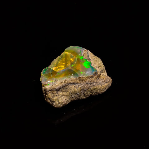 Dazzling Top Grade Quality 100% Natural Welo Fire Ethiopian Opal Fancy Rough Loose Gemstone For Making Jewelry 16X13X7 MM 5.55 Cts. KR15-81 Sunkarton