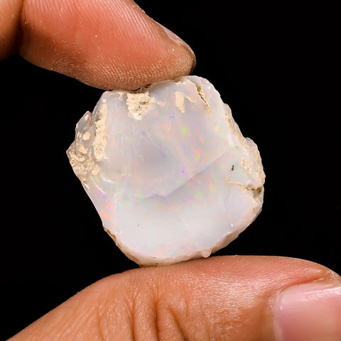 Elegant Top Grade Quality 100% Natural Welo Fire Ethiopian Opal Fancy Rough Loose Gemstone For Making Jewelry 27X23X14 MM 36.9 Cts. KR15-84 Sunkarton