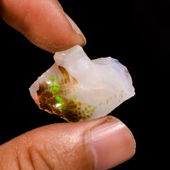Fantastic Top Grade Quality 100% Natural Welo Fire Ethiopian Opal Rough Loose Gemstone For Making Jewelry 27X21X13 MM 21.2 Cts. KR15-86 Sunkarton