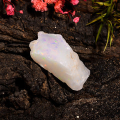 Gorgeous Top Grade Quality 100% Natural Welo Fire Ethiopian Opal Rough Loose Gemstone For Making Jewelry 30X13X12 MM 16.15 Cts. KR15-87 Sunkarton