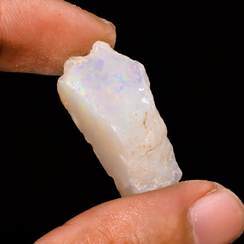 Gorgeous Top Grade Quality 100% Natural Welo Fire Ethiopian Opal Rough Loose Gemstone For Making Jewelry 30X13X12 MM 16.15 Cts. KR15-87 Sunkarton