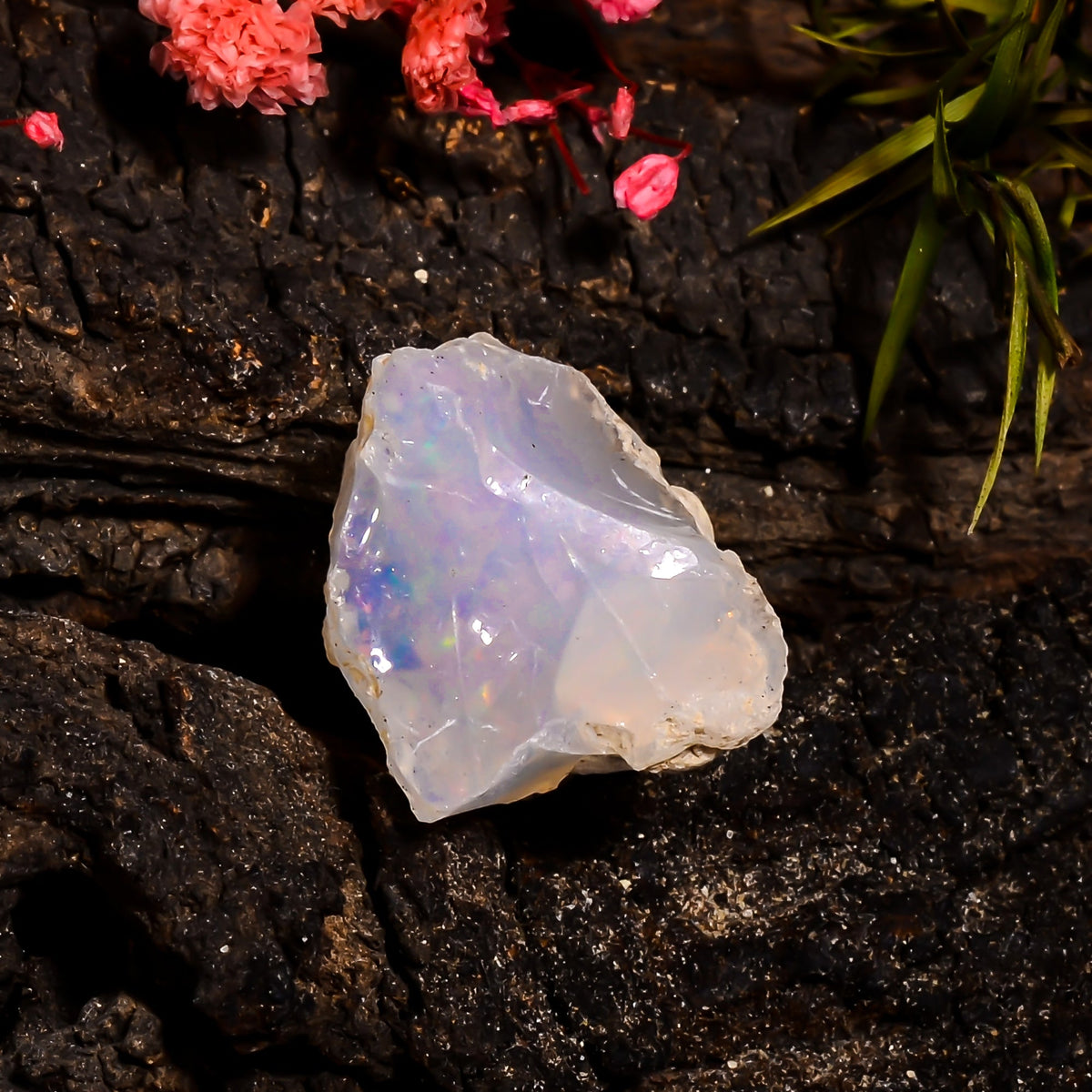 Incredible Top Grade Quality 100% Natural Welo Fire Ethiopian Opal Rough Loose Gemstone For Making Jewelry 20X17X15 MM 20.5 Cts. KR15-89 Sunkarton