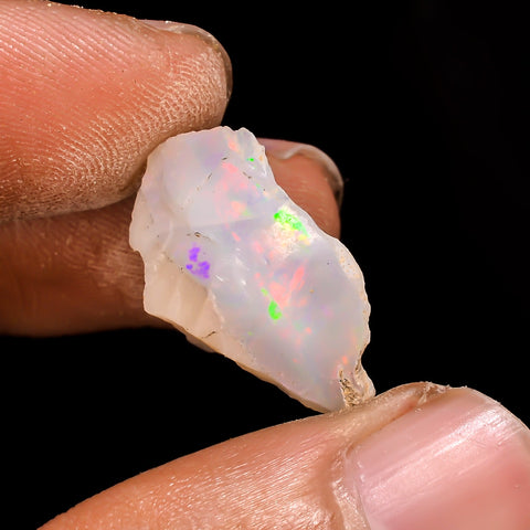 Marvellous Top Grade Quality 100% Natural Welo Fire Ethiopian Opal Rough Loose Gemstone For Making Jewelry 21X16X10 MM 11.2 Cts. KR15-90 Sunkarton