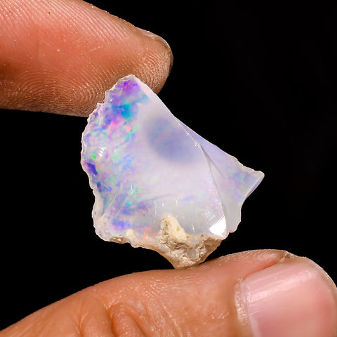 Outstanding Top Grade Quality 100% Natural Welo Fire Ethiopian Opal Rough Loose Gemstone For Making Jewelry 23X21X8 MM 13.3 Cts. KR15-92 Sunkarton