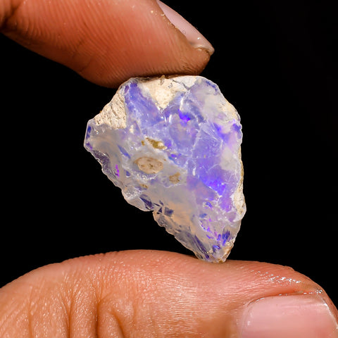 Stunning Top Grade Quality 100% Natural Welo Fire Ethiopian Opal Fancy Rough Loose Gemstone For Making Jewelry 22X14X9 MM 8.5 Cts. KR15-95 Sunkarton
