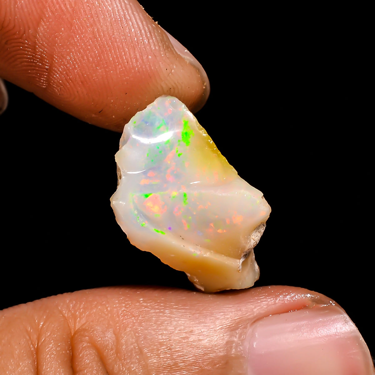 Tempting Top Grade Quality 100% Natural Welo Fire Ethiopian Opal Rough Loose Gemstone For Making Jewelry 23X10X11 MM 10.25 Cts. KR15-97 Sunkarton