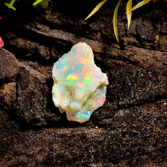 Fantastic Top Grade Quality 100% Natural Welo Fire Ethiopian Opal Rough Loose Gemstone For Making Jewelry 19X14X10 MM 6.5 Cts. KR16-11 Sunkarton