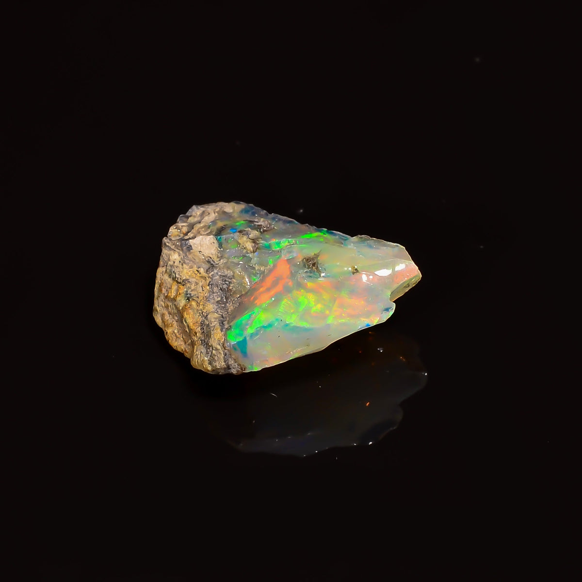 Marvellous Top Grade Quality 100% Natural Welo Fire Ethiopian Opal Rough Loose Gemstone For Making Jewelry 16X13X6 MM 4.5 Cts. KR16-15 Sunkarton
