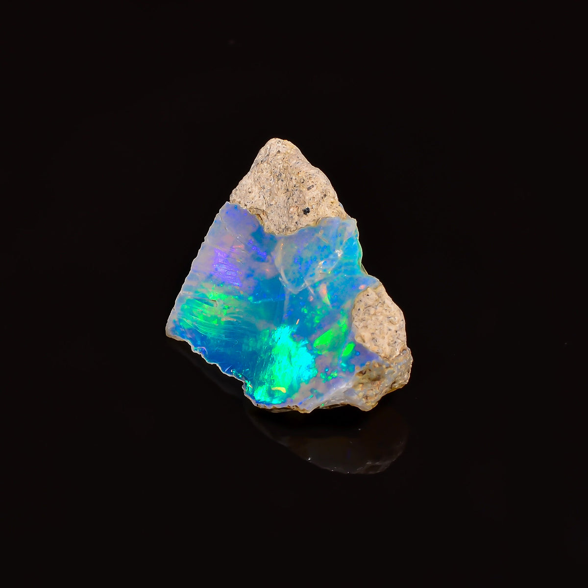 Splendid Top Grade Quality 100% Natural Welo Fire Ethiopian Opal Rough Loose Gemstone For Making Jewelry 21X15X8 MM 7.5 Cts. KR16-18 Sunkarton