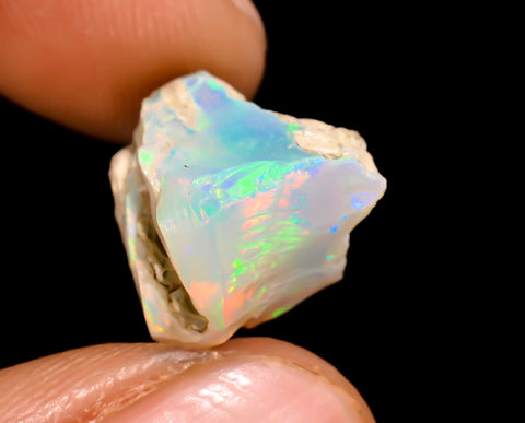 Wonderful Top Grade Quality 100% Natural Welo Fire Ethiopian Opal Rough Loose Gemstone For Making Jewelry 11X10X10 MM 4.5 Cts. KR16-25 Sunkarton