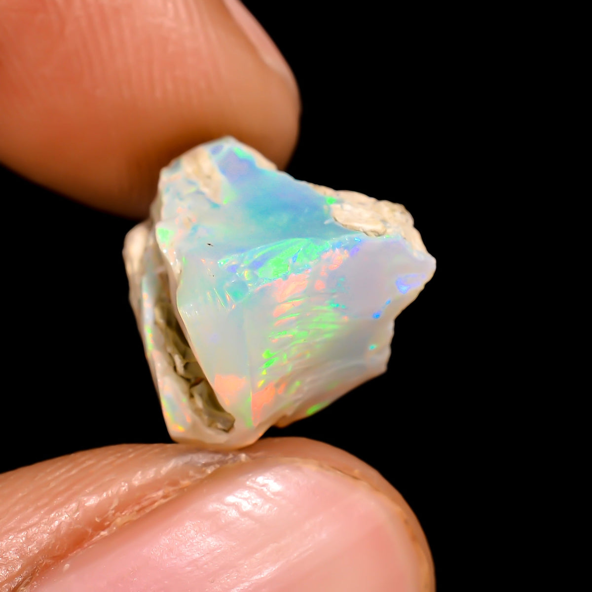 Wonderful Top Grade Quality 100% Natural Welo Fire Ethiopian Opal Rough Loose Gemstone For Making Jewelry 11X10X10 MM 4.5 Cts. KR16-25 Sunkarton