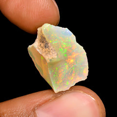 Beautiful Top Grade Quality 100% Natural Welo Fire Ethiopian Opal Rough Loose Gemstone For Making Jewelry 19X10X9 MM 7 Cts. KR16-29 Sunkarton
