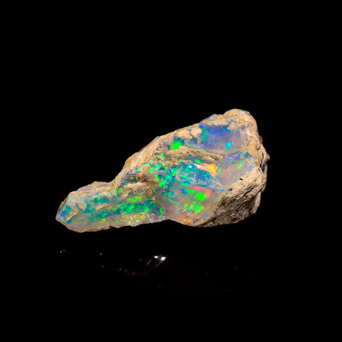 Classic Top Grade Quality 100% Natural Welo Fire Ethiopian Opal Rough Loose Gemstone For Making Jewelry 22X14X9 MM 8 Cts. KR16-30 Sunkarton