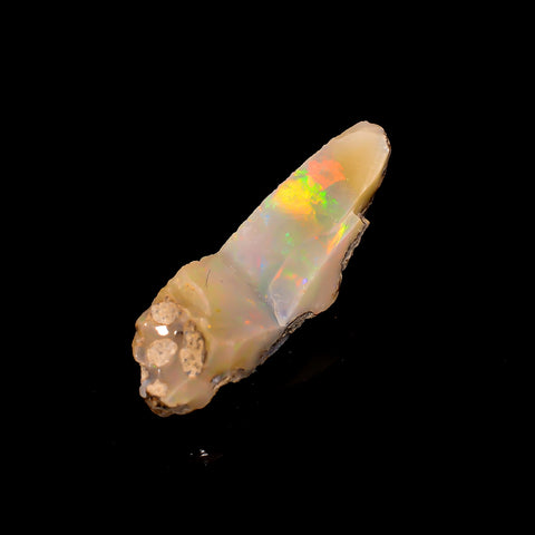 Dazzling Top Grade Quality 100% Natural Welo Fire Ethiopian Opal Rough Loose Gemstone For Making Jewelry 27X10X9 MM 7.5 Cts. KR16-31 Sunkarton