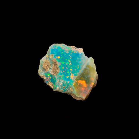 Exclusive Top Grade Quality 100% Natural Welo Fire Ethiopian Opal Rough Loose Gemstone For Making Jewelry 11X8X7 MM 2 Cts. KR16-33 Sunkarton