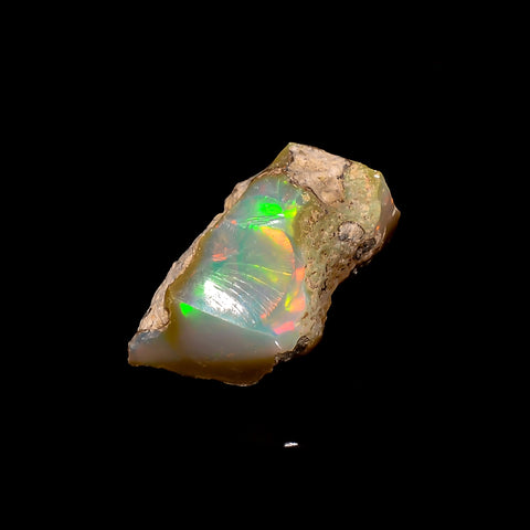 Immaculate Top Grade Quality 100% Natural Welo Fire Ethiopian Opal Rough Loose Gemstone For Making Jewelry 16X9X9 MM 5 Cts. KR16-38 Sunkarton