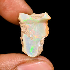 Mind Blowing Top Grade Quality 100% Natural Welo Fire Ethiopian Opal Rough Loose Gemstone For Making Jewelry 19X12X9 MM 7.5 Cts. KR16-41 Sunkarton