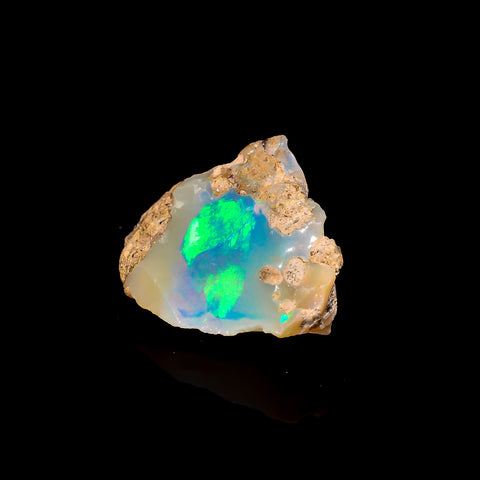 Outstanding Top Grade Quality 100% Natural Welo Fire Ethiopian Opal Rough Loose Gemstone For Making Jewelry 16X15X8 MM 6.5 Cts. KR16-42 Sunkarton