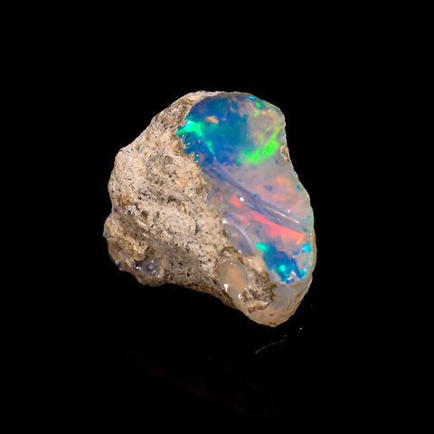 Splendid Top Grade Quality 100% Natural Welo Fire Ethiopian Opal Rough Loose Gemstone For Making Jewelry 17X12X11 MM 8 Cts. KR16-43 Sunkarton