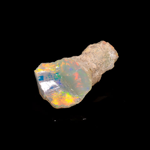 Supreme Top Grade Quality 100% Natural Welo Fire Ethiopian Opal Rough Loose Gemstone For Making Jewelry 21X12X9 MM 6.5 Cts. KR16-46 Sunkarton