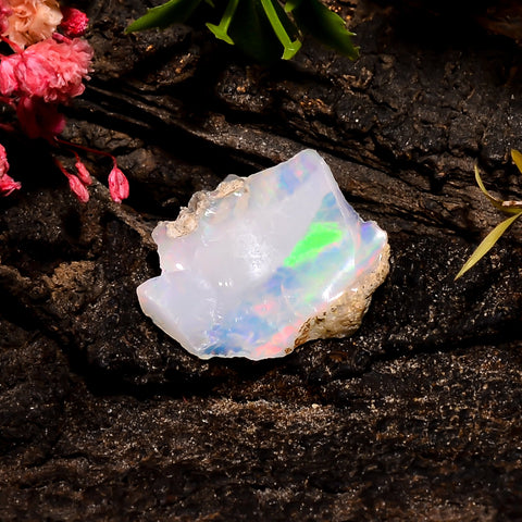 Tempting Top Grade Quality 100% Natural Welo Fire Ethiopian Opal Rough Loose Gemstone For Making Jewelry 21X16X5 MM 6 Cts. KR16-47 Sunkarton