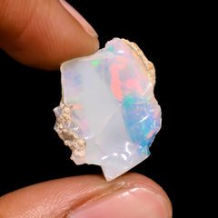 Tempting Top Grade Quality 100% Natural Welo Fire Ethiopian Opal Rough Loose Gemstone For Making Jewelry 21X16X5 MM 6 Cts. KR16-47 Sunkarton