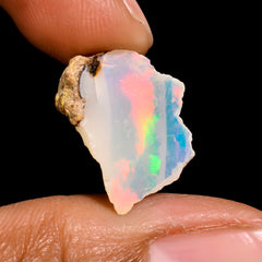 Amazing Top Grade Quality 100% Natural Welo Fire Ethiopian Opal Rough Loose Gemstone For Making Jewelry 16X13X4 MM 2.5 Cts. KR16-51 Sunkarton