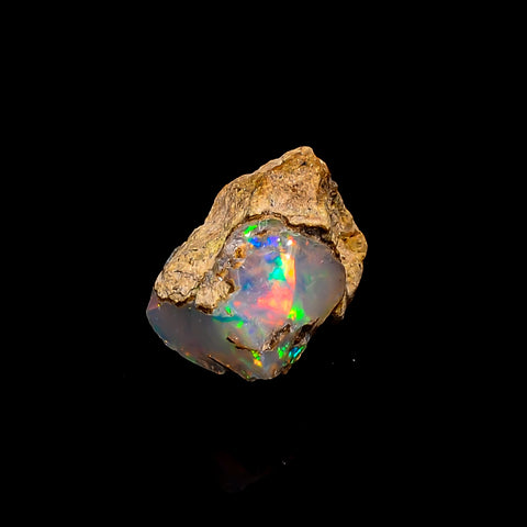 Attractive Top Grade Quality 100% Natural Welo Fire Ethiopian Opal Rough Loose Gemstone For Making Jewelry 14X10X9 MM 5 Cts. KR16-52 Sunkarton