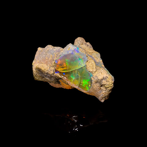 Beautiful Top Grade Quality 100% Natural Welo Fire Ethiopian Opal Rough Loose Gemstone For Making Jewelry 22X17X9 MM 13 Cts. KR16-54 Sunkarton