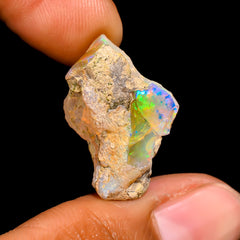 Beautiful Top Grade Quality 100% Natural Welo Fire Ethiopian Opal Rough Loose Gemstone For Making Jewelry 22X17X9 MM 13 Cts. KR16-54 Sunkarton