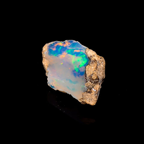 Classic Top Grade Quality 100% Natural Welo Fire Ethiopian Opal Rough Loose Gemstone For Making Jewelry 19X12X9 MM 5 Cts. KR16-55 Sunkarton
