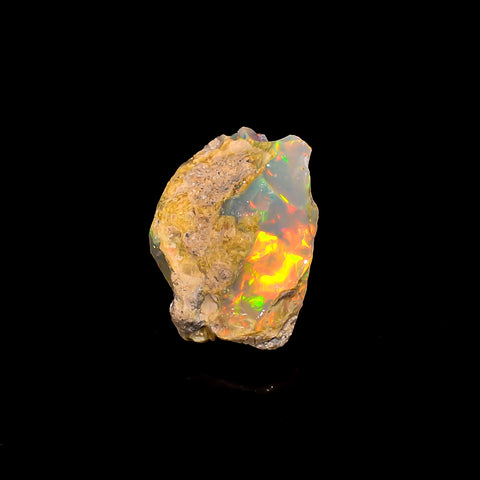 Excellent Top Grade Quality 100% Natural Welo Fire Ethiopian Opal Rough Loose Gemstone For Making Jewelry 15X11X8 MM 5 Cts. KR16-57 Sunkarton