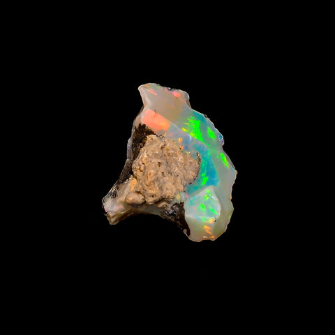 Fantastic Top Grade Quality 100% Natural Welo Fire Ethiopian Opal Rough Loose Gemstone For Making Jewelry 14X10X7 MM 3 Cts. KR16-61 Sunkarton