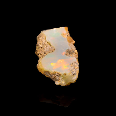 Immaculate Top Grade Quality 100% Natural Welo Fire Ethiopian Opal Rough Loose Gemstone For Making Jewelry 23X12X9 MM 9.5 Cts. KR16-63 Sunkarton