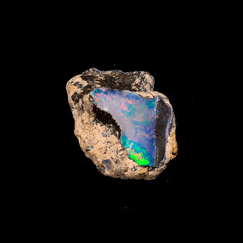 Dazzling Top Grade Quality 100% Natural Welo Fire Ethiopian Opal Rough Loose Gemstone For Making Jewelry 16X9X5 MM 3 Cts. KR16-56 Sunkarton