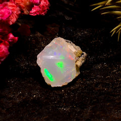 Terrific Top Grade Quality 100% Natural Welo Fire Ethiopian Opal Rough Loose Gemstone For Making Jewelry 13X11X7 MM 4.5 Cts. KR16-73 Sunkarton