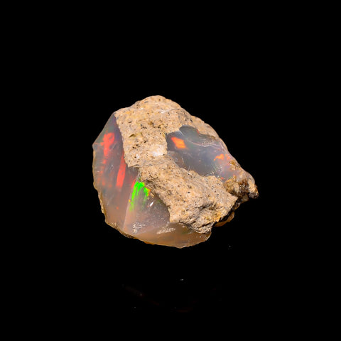 Amazing Top Grade Quality 100% Natural Welo Fire Ethiopian Opal Rough Loose Gemstone For Making Jewelry 15X14X9 MM 6.5 Cts. KR16-76 Sunkarton