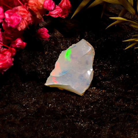 Awesome Top Grade Quality 100% Natural Welo Fire Ethiopian Opal Rough Loose Gemstone For Making Jewelry 17X11X7 MM 3 Cts. KR16-78 Sunkarton