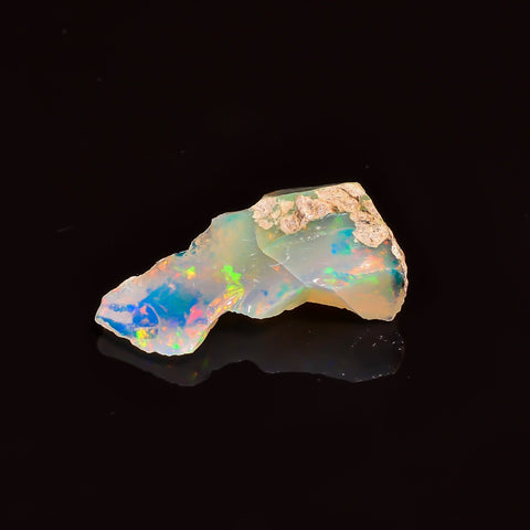 Excellent Top Grade Quality 100% Natural Welo Fire Ethiopian Opal Rough Loose Gemstone For Making Jewelry 24X16X8 MM 8 Cts. KR16-7 Sunkarton
