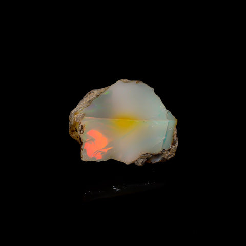 Elegant Top Grade Quality 100% Natural Welo Fire Ethiopian Opal Rough Loose Gemstone For Making Jewelry 16X13X8 MM 8 Cts. KR16-84 Sunkarton