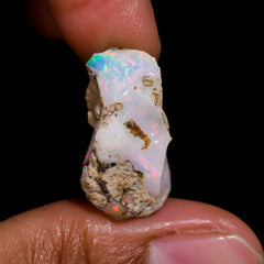 Fabulous Top Grade Quality 100% Natural Welo Fire Ethiopian Opal Rough Loose Gemstone For Making Jewelry 22X13X9 MM 9 Cts. KR16-85 Sunkarton