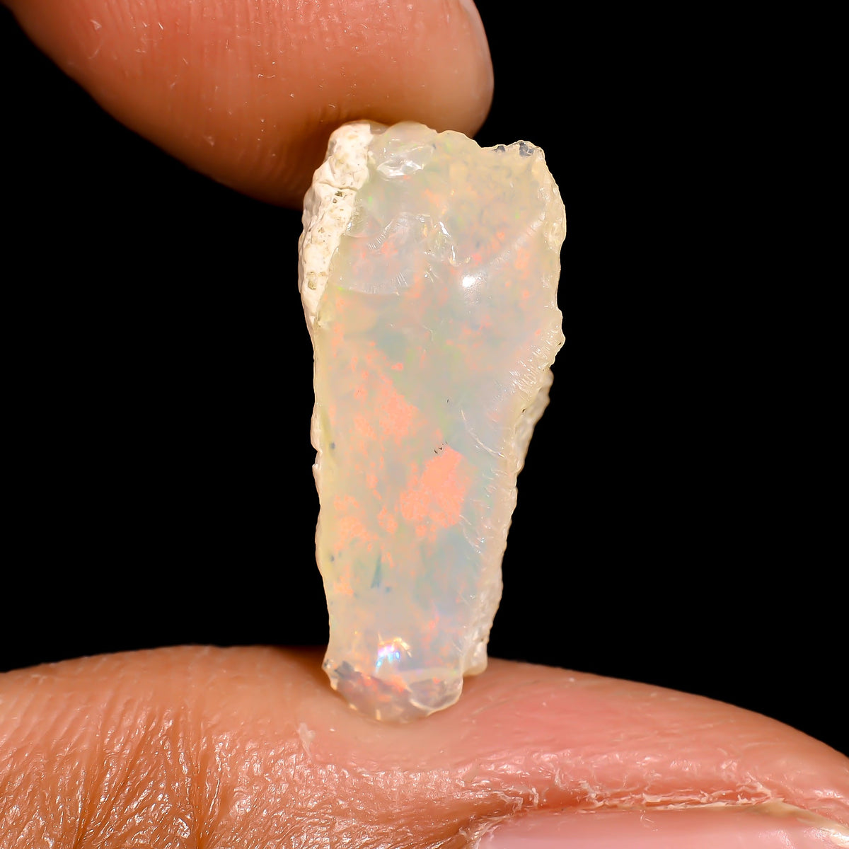 Fantastic Top Grade Quality 100% Natural Welo Fire Ethiopian Opal Rough Loose Gemstone For Making Jewelry 18X8X7 MM 3.5 Cts. KR16-86 Sunkarton