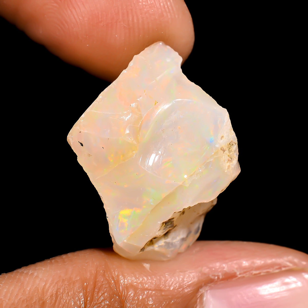 Gorgeous Top Grade Quality 100% Natural Welo Fire Ethiopian Opal Rough Loose Gemstone For Making Jewelry 21X14X12 MM 10 Cts. KR16-87 Sunkarton