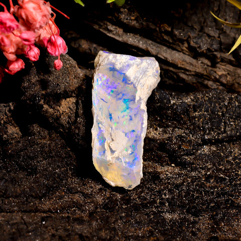 Exclusive Top Grade Quality 100% Natural Welo Fire Ethiopian Opal Rough Loose Gemstone For Making Jewelry 27X12X11 MM 14.5 Cts. KR16-8 Sunkarton