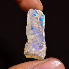 Exclusive Top Grade Quality 100% Natural Welo Fire Ethiopian Opal Rough Loose Gemstone For Making Jewelry 27X12X11 MM 14.5 Cts. KR16-8 Sunkarton