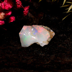 Marvellous Top Grade Quality 100% Natural Welo Fire Ethiopian Opal Rough Loose Gemstone For Making Jewelry 18X11X7 MM 6 Cts. KR16-90 Sunkarton