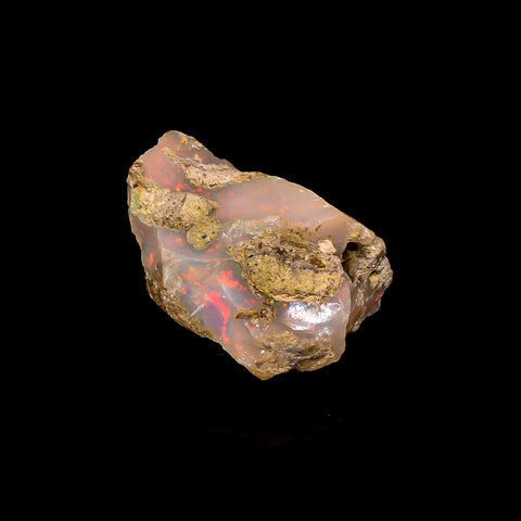 Mind Blowing Top Grade Quality 100% Natural Welo Fire Ethiopian Opal Rough Loose Gemstone For Making Jewelry 19X13X10 MM 10 Cts. KR16-91 Sunkarton