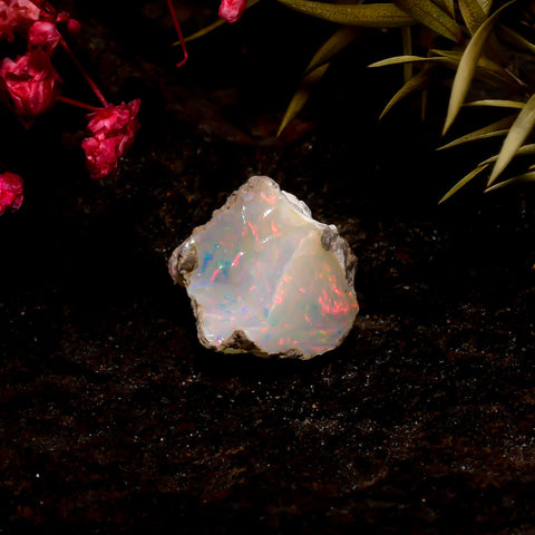 Superb Top Grade Quality 100% Natural Welo Fire Ethiopian Opal Rough Loose Gemstone For Making Jewelry 13X11X9 MM 4.5 Cts. KR16-94 Sunkarton